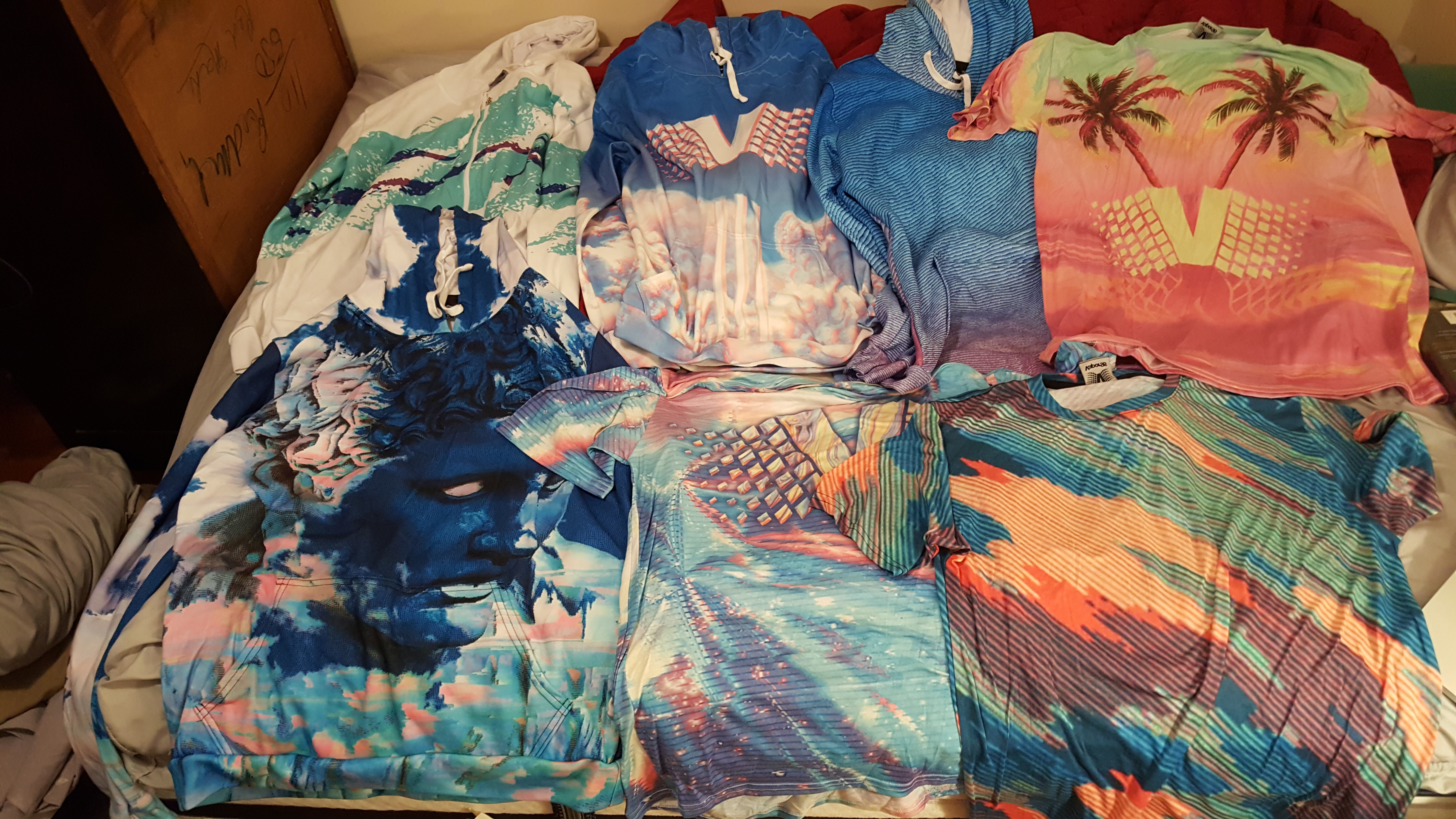 Header, all my shirts